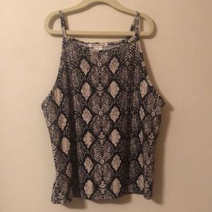 Snakeskin Camisole Top